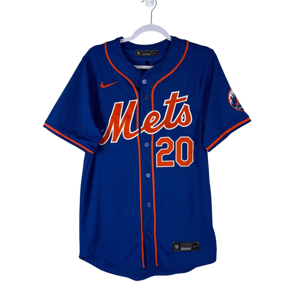 Nike Pete Alonso New York Mets Blue MLB Limited Baseball Jersey Mens S NEW $175